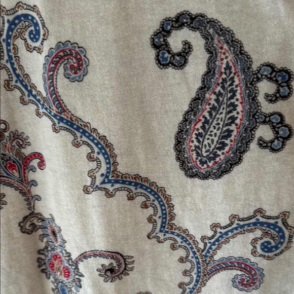 J. Jill Paisley Patterned Cream Sweater/Cardigan - Picture 3 of 7